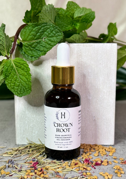 Crown Root Hair Growth & Strengthening Oil